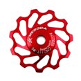 thumbnail image 1 of Polea de cambio trasero de bicicleta Polea de cambio trasero para bicicleta rodamiento de cerámica rueda Jockey de aluminio JShteea El nuevo, 1 of 6
