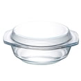 thumbnail image 2 of 1 Pce Bol en Verre Ménager Bol Rond pour Micro-Ondes Bol Résistant à la Chaleur avec Couvercle, 2 of 3