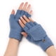 thumbnail image 1 of Guantes de invierno sin dedos, mitones convertibles, forro polar térmico, forro aislante, resistente al viento, cálido para hombres y mujeres, negro, 1 of 5