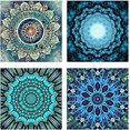 thumbnail image 1 of 5D Diamond Painting Kits, 4 Pack DIY Full-Crystal Rhinestone Painting-Diamond Dots for Study Room Fl, 1 of 4