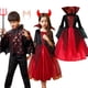 thumbnail image 2 of Disfraz de vampiro de Disney para niños, disfraz de fiesta de Halloween, vestido de Cosplay para niños, prendas de vestir para niños, fantasma del diablo, 2023, 2 of 4