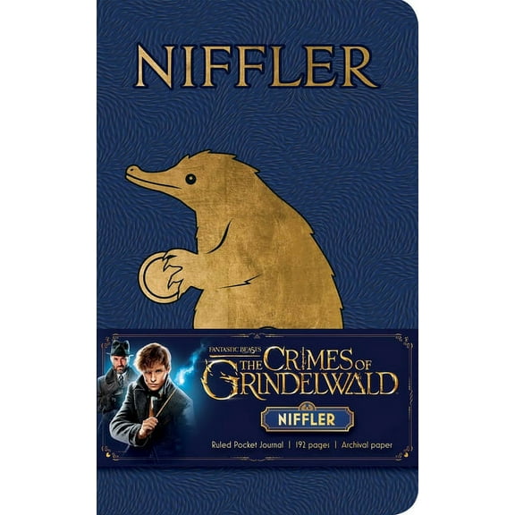 Harry Potter Fantastic Beasts: The Crimes of Grindelwald: Niffler Ruled Pocket Journal, (Hardcover)