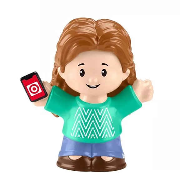Replacement Part for Collectible Fisher-Price Little People Target Run Dollhouse Playset HXX97 - Replacement Female Mom Shopper Figure