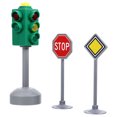 WINOMO 1 Set Kids Simulation Traffic Light Toy Kit Kids Safety