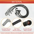 thumbnail image 4 of Cables de bobina de bujía de automóvil Unique Bargains de 7 mm para Ford Ranger 2001-2003 para Mazda B3000 No.AJ0318100 - Paquete de 6, 4 of 7