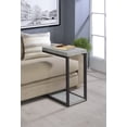 thumbnail image 2 of Beck Engineered Wood C-Shape Sofa Side Table Cement, 2 of 7