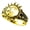 5-Yellow, variant on Romance Sunflower Stars Rings Handmade Zinc Alloy Fashion Accessory For Daily Wear