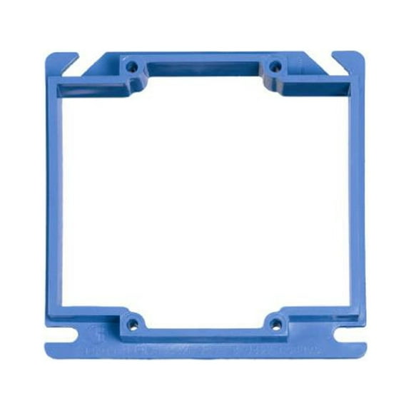 Carlon A420RR 4-Inch Square 2-Gang PVC Box Cover With 1/2" Rise - Quantity 6