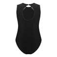 thumbnail image 4 of Alvivi Kids Girls Sleeveless Ballet Dance Unitard One Piece Tumbling Gymnastics Leotard Bodysuit Black 12, 4 of 7