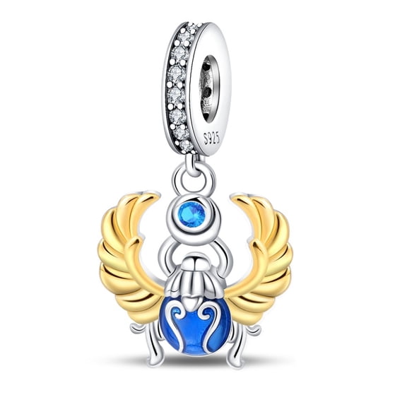 Scarab Beetle Charm, Compatible with Most Bracelet, Charm for Bracelet