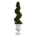 thumbnail image 1 of Nearly Natural 5932 Spirale de Cèdre Intérieur/extérieur avec Urne, Vert, 1 of 1