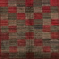 thumbnail image 1 of Ahgly Company Indoor Square Abstract Coffee Brown Checkered Area Rugs, 3' Square, 1 of 6