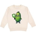 thumbnail image 2 of Inktastic Pickleball Funny Pickle Toddler Sweatshirt, 2 of 4