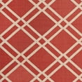 thumbnail image 4 of SAFAVIEH Courtyard Jasper Geometric Bordered Indoor/Outdoor Area Rug, 2'7" x 5', Red/Bone, 4 of 5