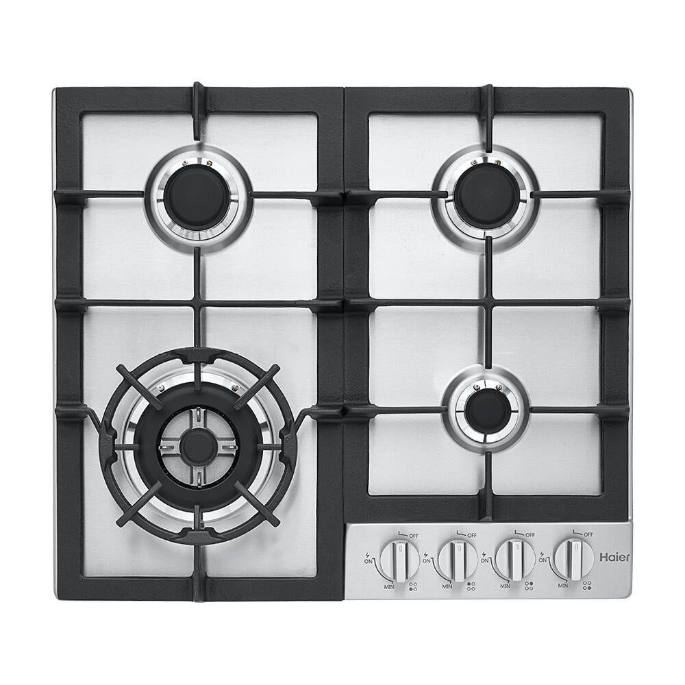 Haier HCC2230AGS Gas cooktop 4 hobs Niche width 22 in depth