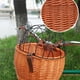 thumbnail image 5 of Cesta De Bicicleta Hecha A Mano, Portabicicletas Portátil Para Mascotas, Cesta De Mimbre Almacenable Para Bicicleta, Cesta Delantera Para Manillar Con Correa De Cuero Y Cubierta De Hierro Scienceny EL013932-01, 5 of 5