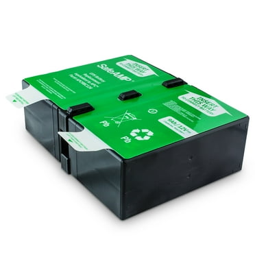 SafeAMP UPS 9Ah, 24VDC VRLA Battery Replacement Compatible with APC UPS Models BR1000G, BX1350M, BN1350G, ...