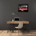 thumbnail image 4 of Carr, Hailey 24x19 Black Modern Framed Museum Art Print Titled - Neon San Francisco RB, 4 of 5