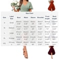 thumbnail image 2 of Kezqiaxn Flowy Dresses for Women Summer Short Sleeve V-Neck Beach Dress Womens Sundresses Fashion Clothing, 2 of 8