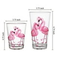 thumbnail image 3 of Gourmet Art 2-Piece Flamingo Acrylic 24 oz. Highball Tumbler, for Indoor and Outdoor and Everyday Use, 3 of 3