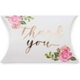 thumbnail image 7 of Wedding Pillow Boxes, Rose Gold Foil Thank You Party Favors (5.15 x 1.35 In, 100 Pack), 7 of 7