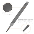 thumbnail image 4 of Lima de Molino Uxcell de 6 Pulgadas 3.3mm de Acero al Carbono Lima Plana de Corte Simple para Desbarbar y Remover Material, 4 of 6