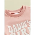 thumbnail image 4 of Bagilaanoe 2pcs Toddler Baby Girl Shorts Set Short Sleeve Letter Print T Shirt Tops + Shorts 6M 12M 18M 24M 3T Kids Casual Summer Clothes, 4 of 8