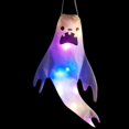 thumbnail image 1 of Halloween Glowing Spooky Windsock Flags With Led Lights For Party Hanging Decorations, 1 of 5