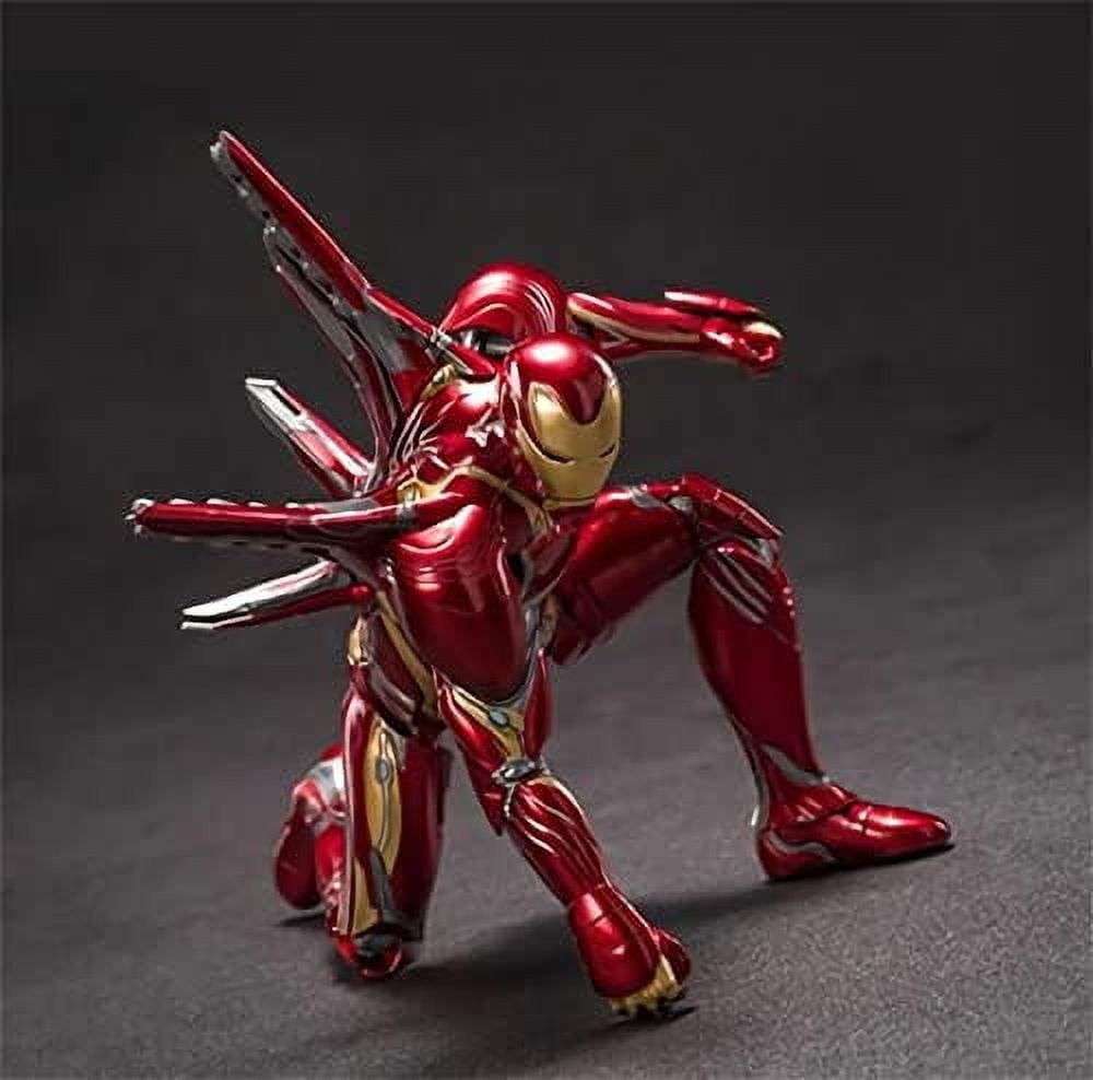 OVONNI Ironman MK50 (Deluxe Version),All Joints Movable 7 Inch Collectible Action Figure,Multi Weapon Accessories