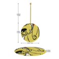 thumbnail image 4 of Adorno colgante navideño de Muttley Laughing para árbol de Navidad - Decoraciones colgantes de cerámica para fiestas - Ideas para regalar adornos navideños, 4 of 8