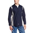 thumbnail image 3 of Dickies 5524L Industrial Colorblocked Long Sleeve Shirt - Long Sizes - Dark Navy/ Smoke - XLT, 3 of 3