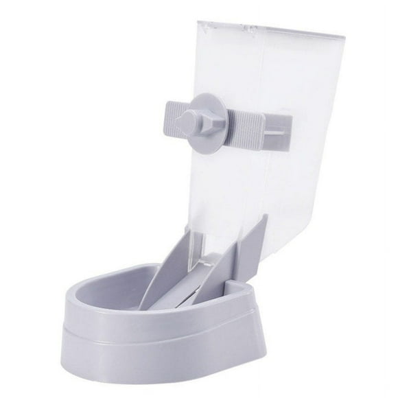 Clearance! Pet Self-feeding Device Small Dog Hanging Automatic Feeder Cat Hanging Cage Feeder Pink