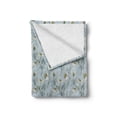 thumbnail image 2 of Daisy Soft Flannel Fleece Blanket, Hand-Drawn Chamomile Flower Blooms on Silhouette Patterned Background Gardening Theme, Cozy Plush for Indoor and Outdoor Use, 60" x 80", Multicolor, by Ambesonne, 2 of 6