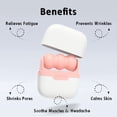 thumbnail image 2 of Ice Roller for Face and Eyes - Facial Skincare Tool, Includes 2-in-1 Facial Roller and Travel Bag, Self-Care Gift for Men and Women (Pink), 2 of 8