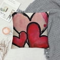 thumbnail image 2 of Qinduosi Valentines Day Pillow Covers Pink Heart Love Valentines Day Pillows Winter Holiday Pillow Covers  Outdoor Pillowcase for Home Decor, 2 of 5