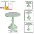 thumbnail image 1 of Cake Stand Home Party Dessert Table Display Rack Dessert Cake Tray Cold Meal Tea Break Table Afternoon Tea Center Rack Metal dangaotai-qianlv (S) 8 INCH-1PCS, 1 of 6
