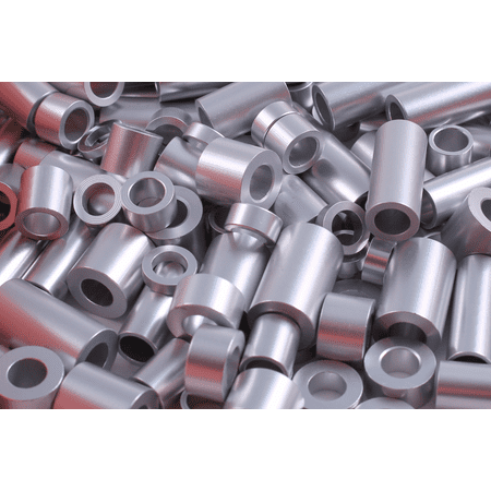

Aluminum Spacer Standoff Bushing 1/2 OD x 1/4 ID x Many Lengths Round by Metal Spacers Online (13/16 Length 25)