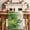 White, variant on Palm Leaf Dining Table Runner, Watercolor Green Tropical Plant Rustic Country Farmhouse Washable Table Runners Kitchen Coffee Table Center Decor for Home Party Holiday Wedding 13 x 48 Inches