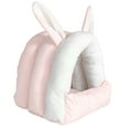 thumbnail image 5 of Gazechimp Rabbit Bed House Cozy Nest Guinea Pig Cave Beds for Bunny Hamster Chinchilla pink, 5 of 8