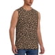 thumbnail image 2 of Balery Brown Leopard Camisetas sin mangas para hombre, absorbe la humedad y protege contra el mal olor.-XX-Large, 2 of 7