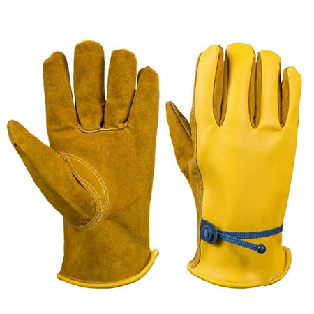 

FarDo Faux Leather Wearproof Breathable Labor Work BBQ Protection Kitchen Safe Gloves