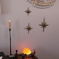 thumbnail image 3 of Zeckos Cast Iron Starburst Wall Hanging Mid Century Modern Art Set of 3, 3 of 6