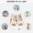 thumbnail image 6 of Rabbit Hug Easter Eggs Watercolor Tulips Swim Trunks Board Shorts Beach Pants Bathing Bottoms XS, 6 of 8