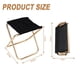 thumbnail image 2 of Mini silla de camping plegable y ligera, silla portátil para exteriores para pesca, senderismo, jardinería y playa., 2 of 6
