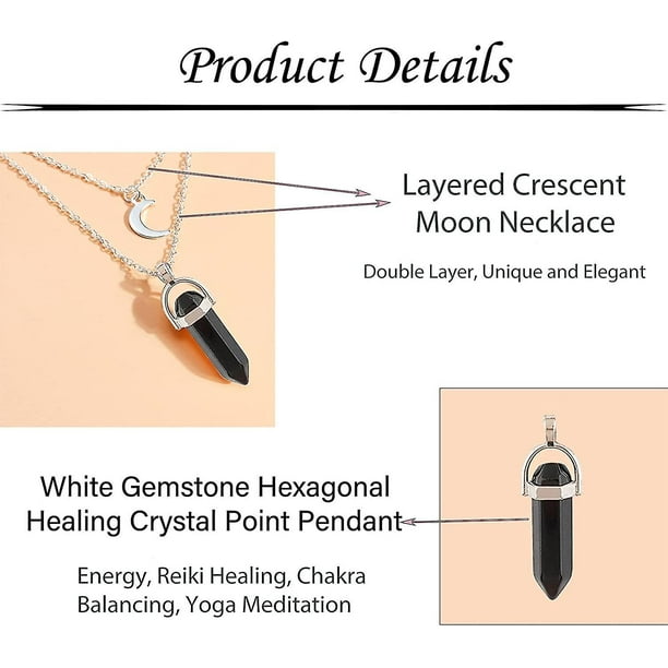 Layer Crescent Necklace-
