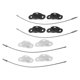 thumbnail image 1 of Bookshelf Anchor Kit White Furniture Wall Anchors for Parents 1Set, 1 of 4