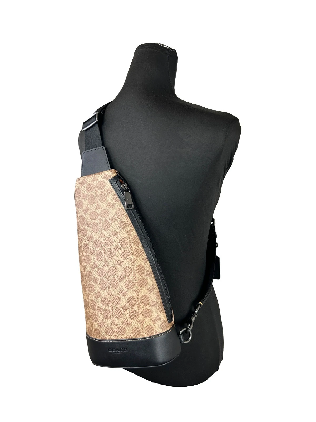 Coach Dominic Leather Sling Pack Backpack Bag
