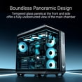 thumbnail image 3 of Gabinete Gamer ASUS TUF Gaming GT502 Horizon ATX Media Torre Cristal Templado USB-C Negro, 3 of 9