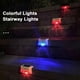 thumbnail image 2 of 4PCS Outdoor Solar Stair Lights Waterproof LED Yard Decor Wall Fence Rail Staircase Step Lights, Energy-saving, Durable, Ideal for Home Garden Pathway, 2 of 5