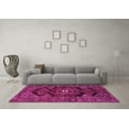 thumbnail image 3 of Ahgly Company Indoor Square Persian Pink Traditional Area Rugs, 4' Square, 3 of 4